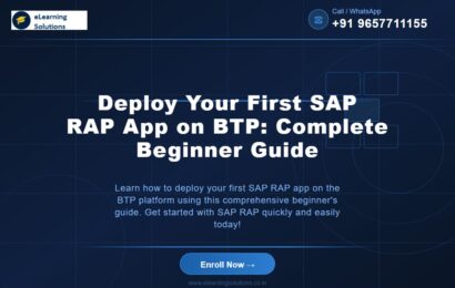 Deploy Your First SAP RAP App on BTP: Complete Beginner Guide